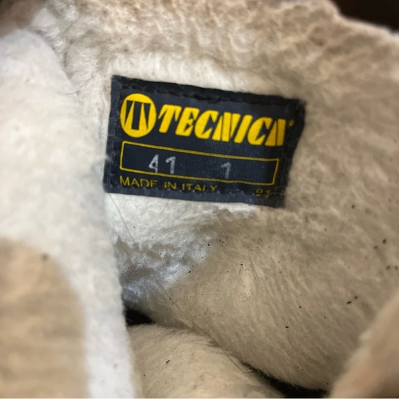 Tecnica Shoes Womens Size 10.5 41 Brown Hair Leather Fleece Lined Winter Boots - Picture 9 of 9